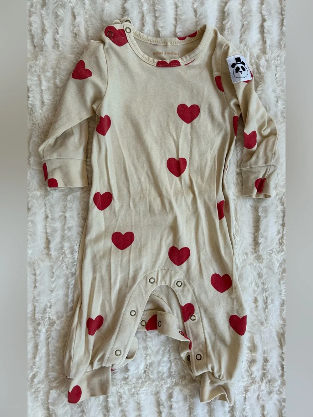 Mini Rodini Hearts Romper
